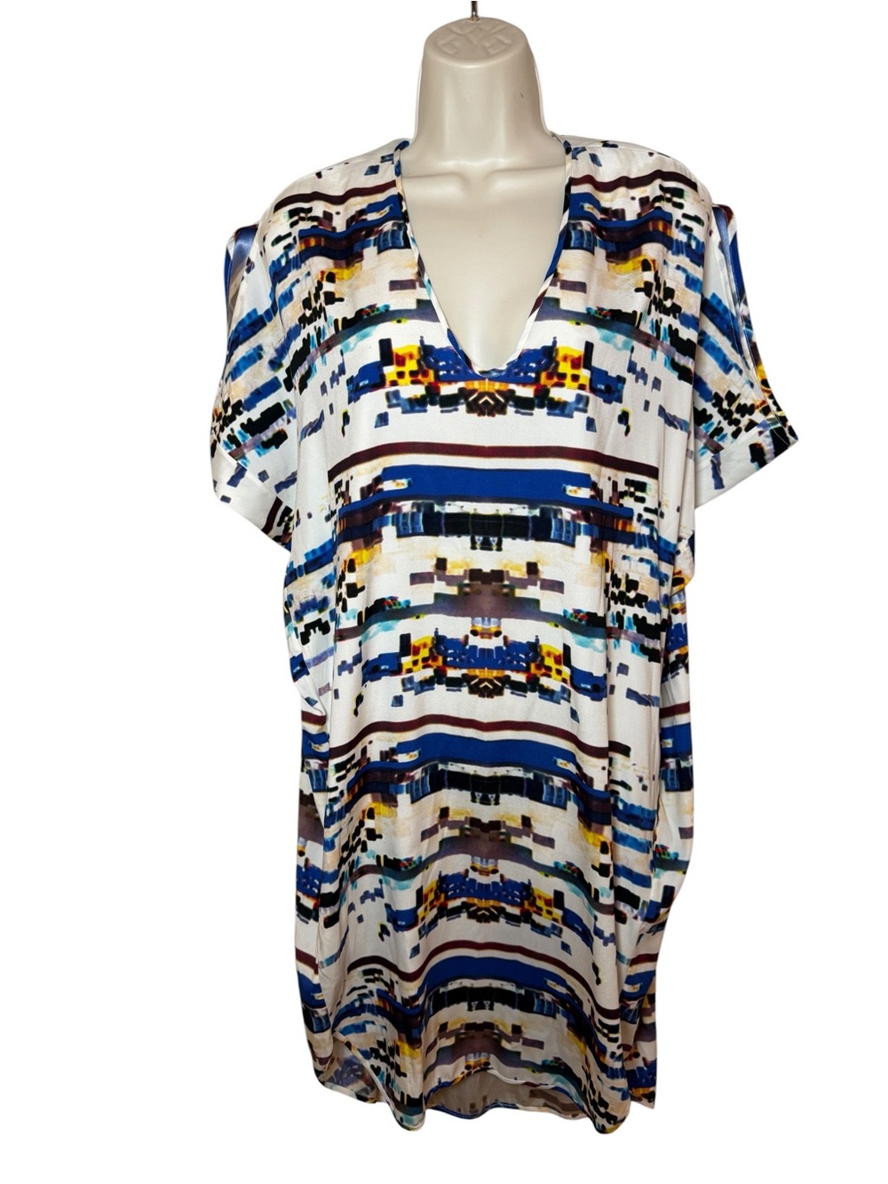Zero + Maria Cornejo Vneck Silk Cocoon Dress size 6